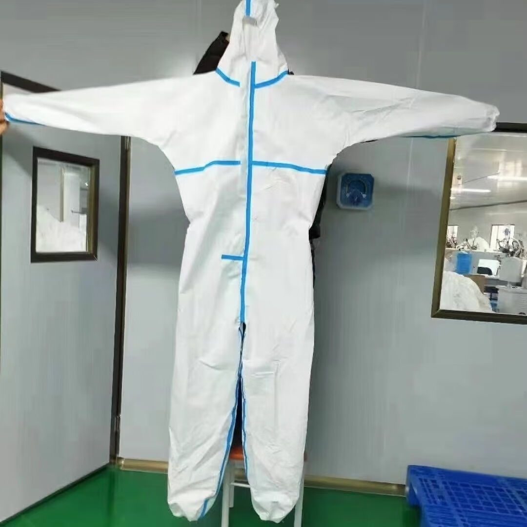 协恩一次性医用防护服医疗连体全身式独立包装防飞沫无菌 防护服不连