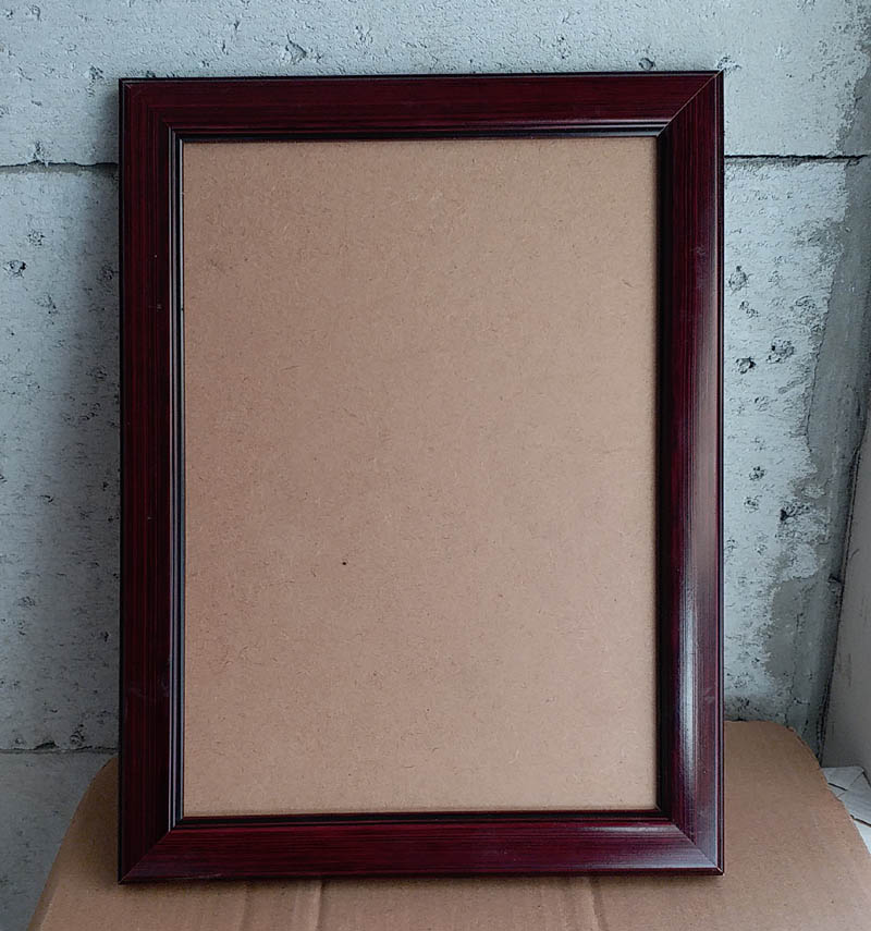 千团精工 a3加大实木相框31x43放过塑后a3照片的画框镜框照片画框透明