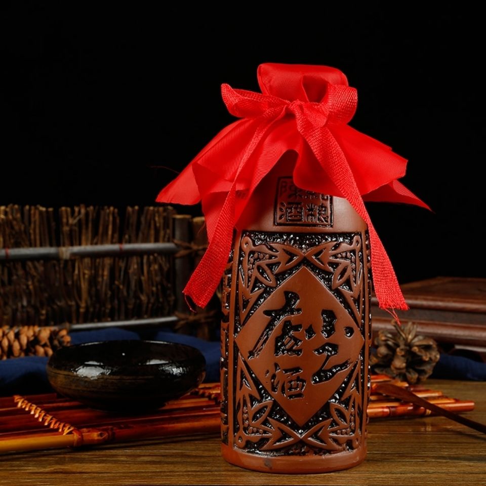 酒类 白酒 店小二白酒 纯粮整箱 6瓶 500毫升 42度 浓香型优级酒粮食