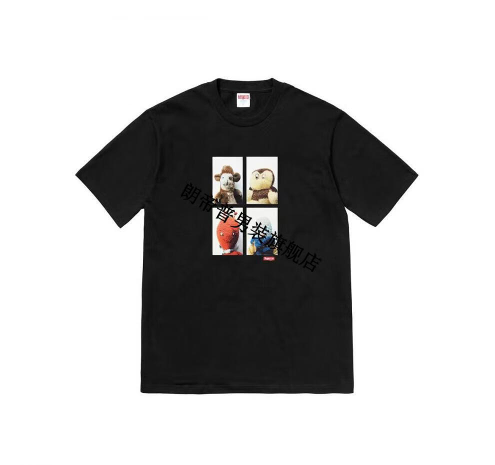 潮牌supreme联名18fw mike kelley ahh youth 联名玩偶t恤 白色 xl