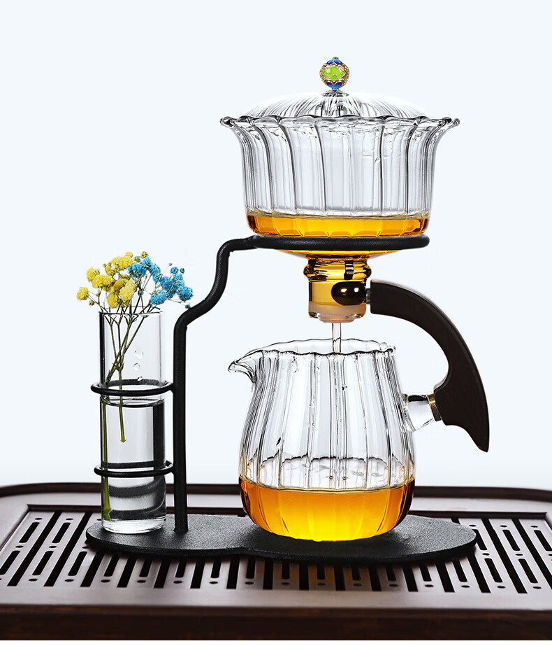 玻璃自动茶具套装家用办公室客厅懒人功夫茶杯全自动泡茶神器茶壶玻璃