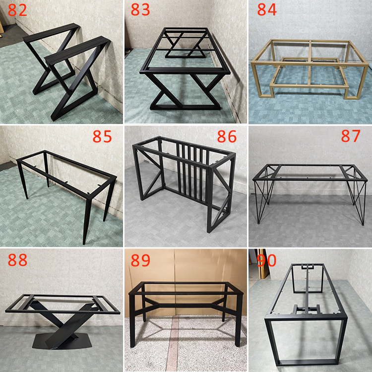 定製 桌腿桌架金屬架書桌腳餐桌腿大板桌架支撐腳