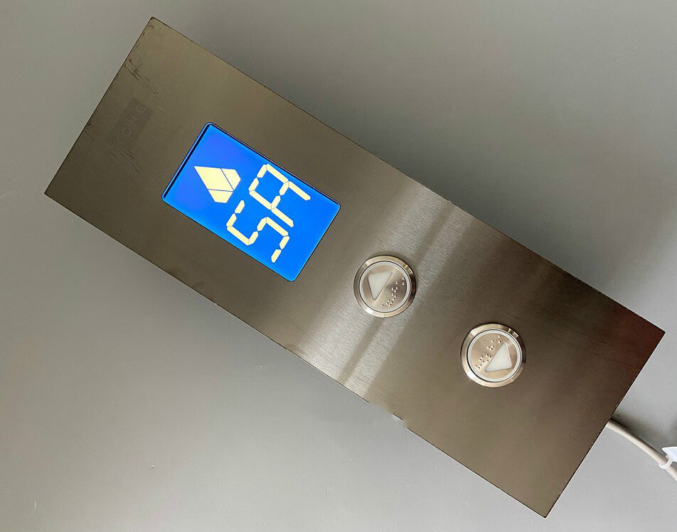 电梯外呼盒kds300外呼面板外招呼梯按钮显示只需外壳不含显示板和按钮