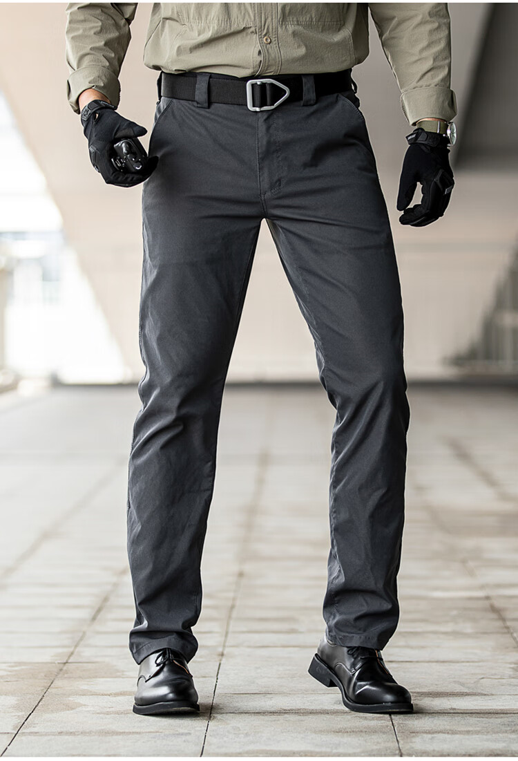 教官服作战裤执政官战术西裤男夏秋弹力修身直筒透气户外战术裤通勤迷