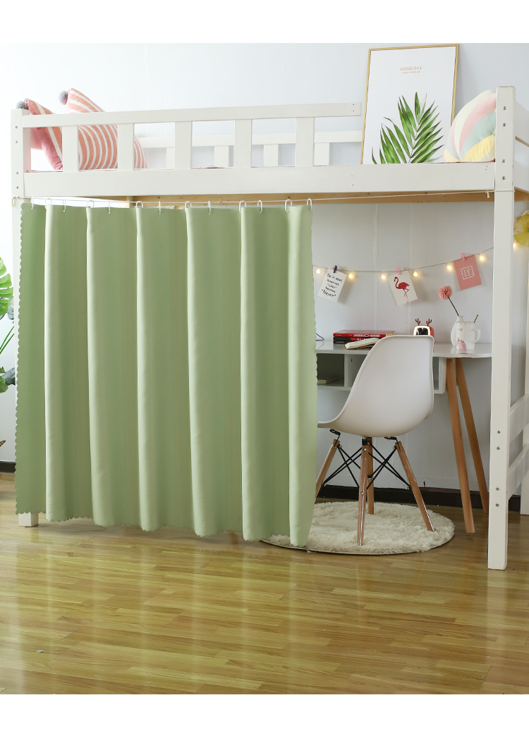 2022新款床下帘床帘宿舍加厚强遮光上铺下铺大学生帘子少女纯色卡通