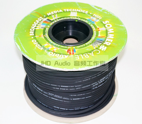 进口德国sommercable发烧hifirca音频线信号线双莲花线绿色cm033米