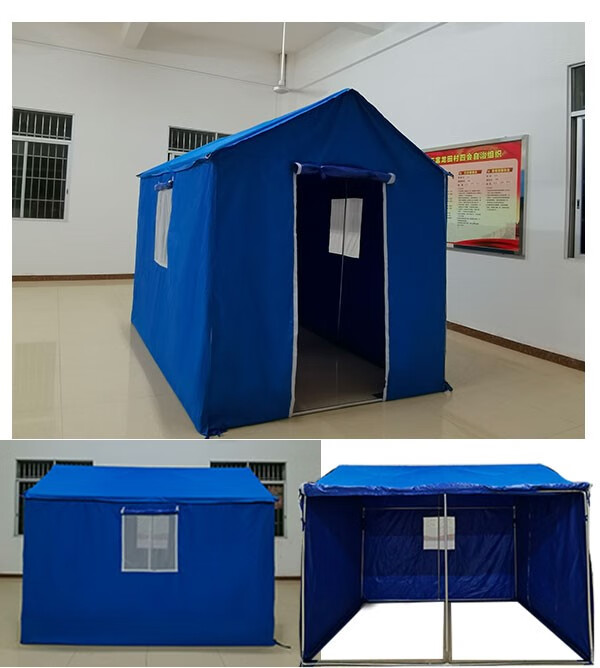 应急救灾专用帐篷国标测温隔离民用学校工地工程棉12平米 a款国标款12