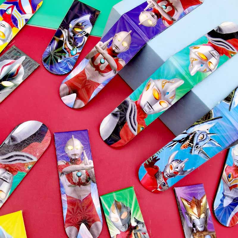 奥特曼磁性书签创意炫酷高颜值宇宙英雄学习文具翻书夹书夹子磁铁磁力