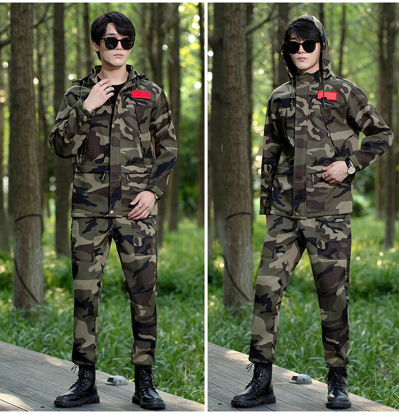 特战服装野战服男士工作服套装2022新耐磨保暖户外休闲训练服秋冬加绒
