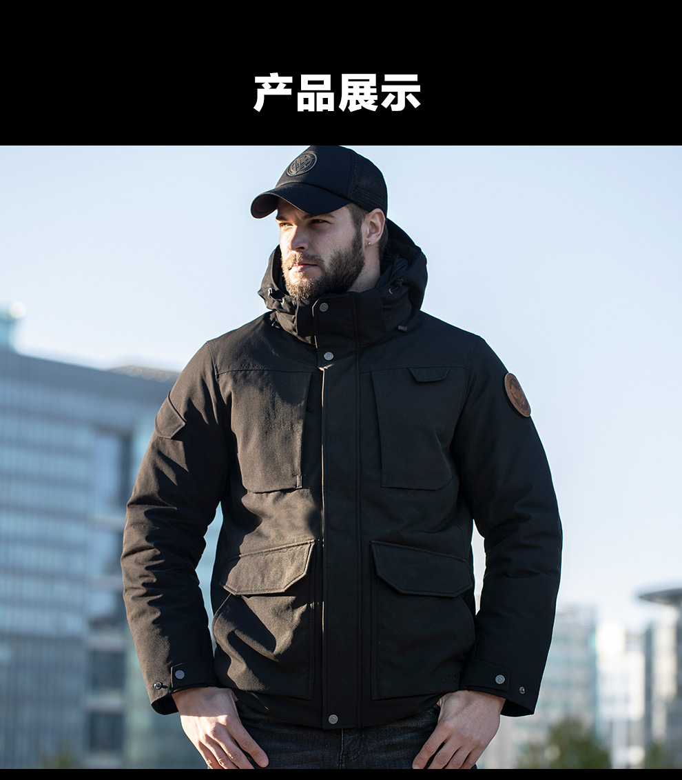 新品龙牙守护者重型战术防寒羽绒服加强版工装款羽绒服户外防寒服铁血