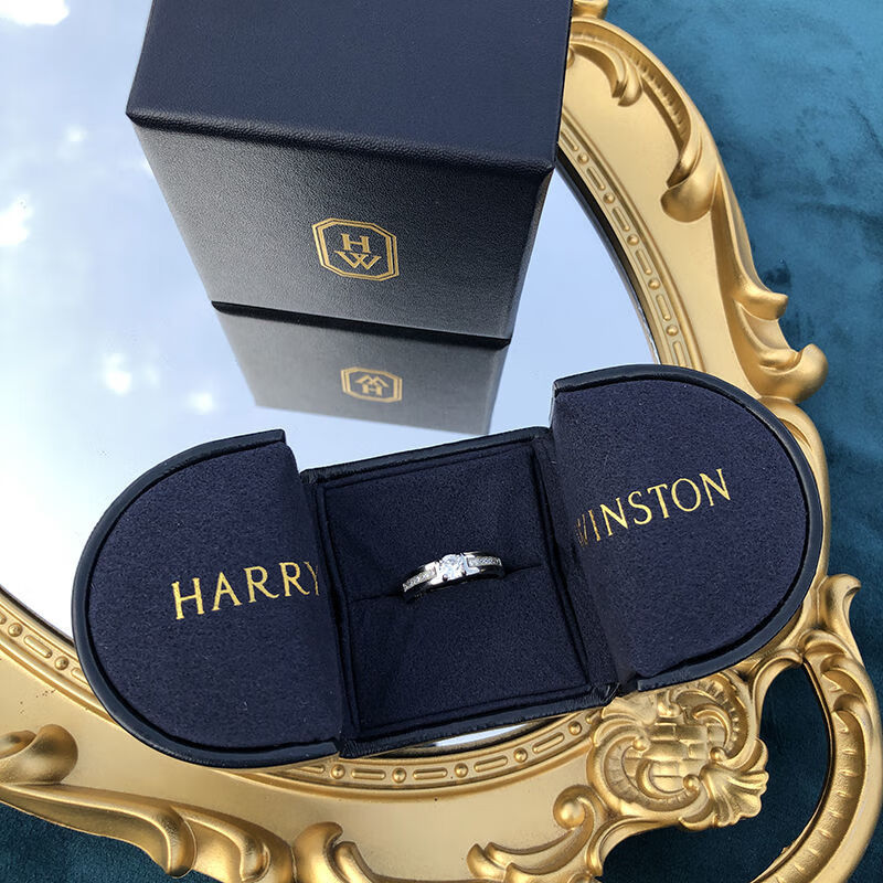 harry winston钻戒 hw定制婚礼仪式钻戒harry winston现场替代用情