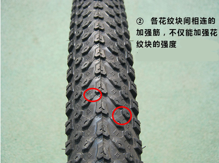 自行车轮胎花纹方向图片