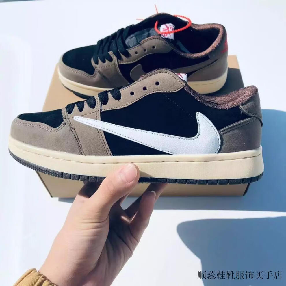 【尖货】耐克dunkaj乔一三方联名白黑蓝闪电倒钩男女情侣款高颜值学生