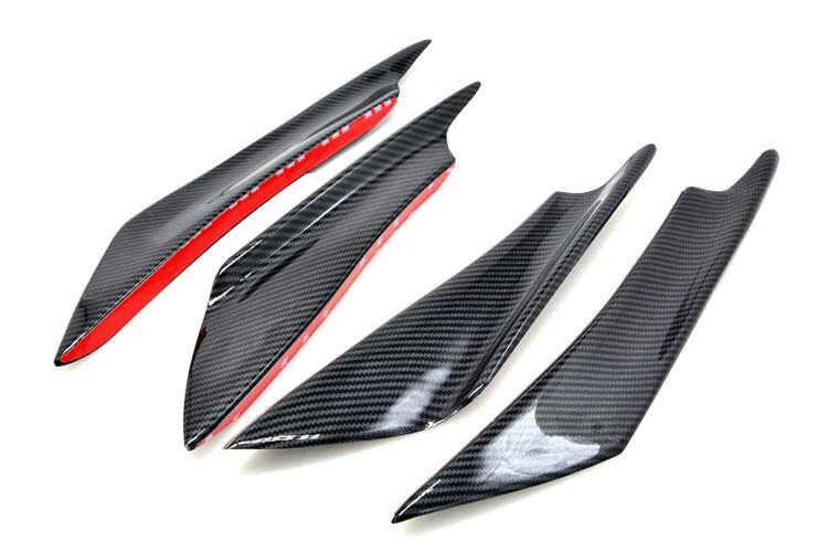 汽车风刀改装通用大包围前铲前杠碳纤维风刀个性扰流条扰流板风刃