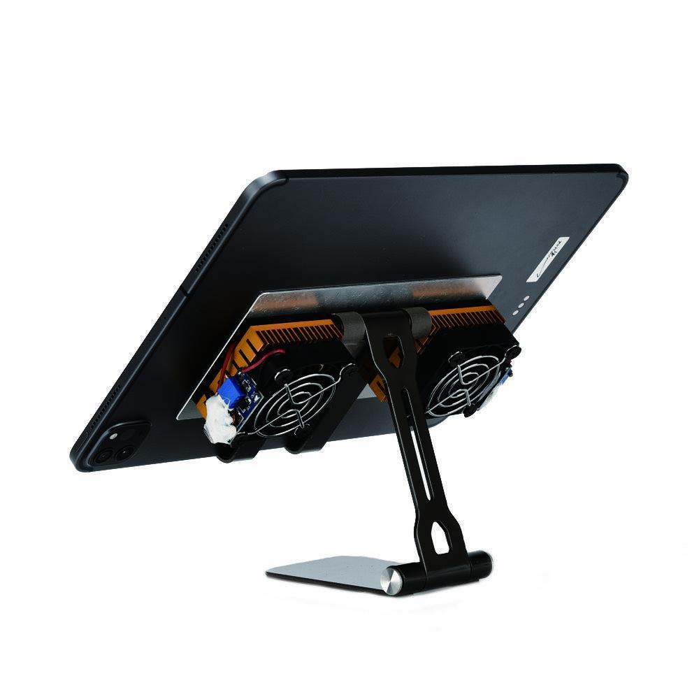 黑羊先生ipad散热器半导体12703大面积铝片散热手机ipad平板电脑散热