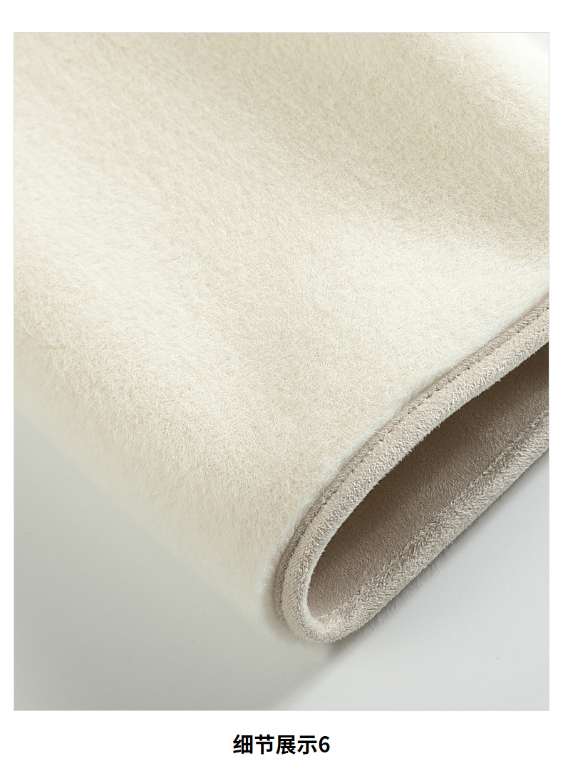 mjstyle 20年秋季新款复古纯色短绒翻领宽松百搭外套女-820130001