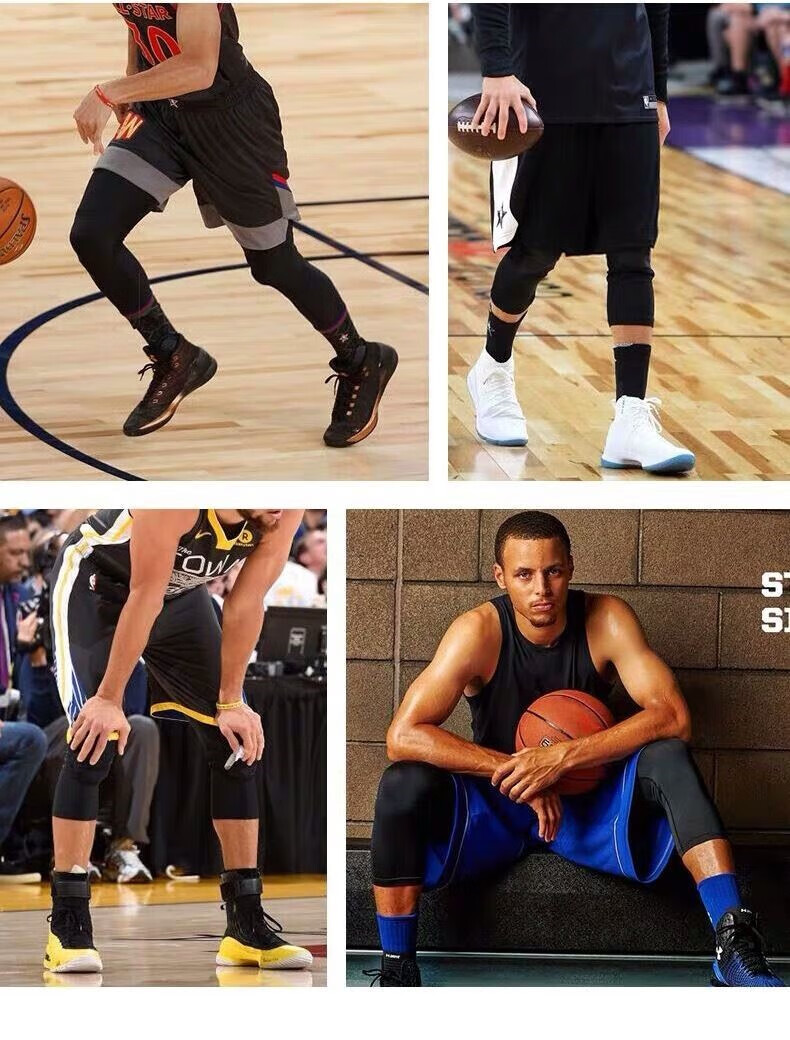 nba同款篮球紧身裤七分男乔治实战训练装备高弹力健身美式压缩速干