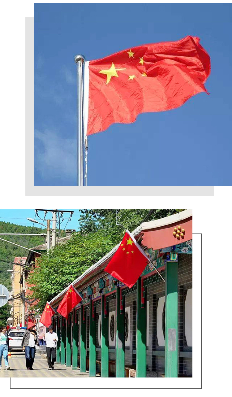 文东惠利国旗带杆4号5号小国旗红旗中国五星红旗手拿手持小国旗户外斜