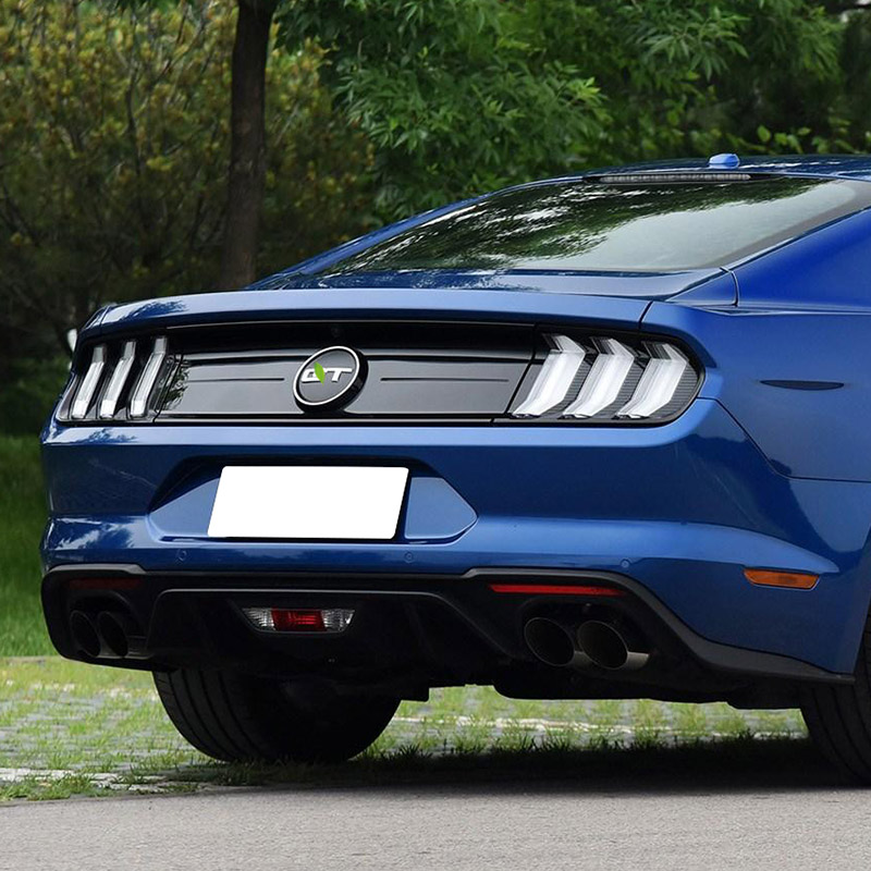 车标-21款福特野马改装gt圆标mustang车尾标后备箱车标贴后尾箱gt标