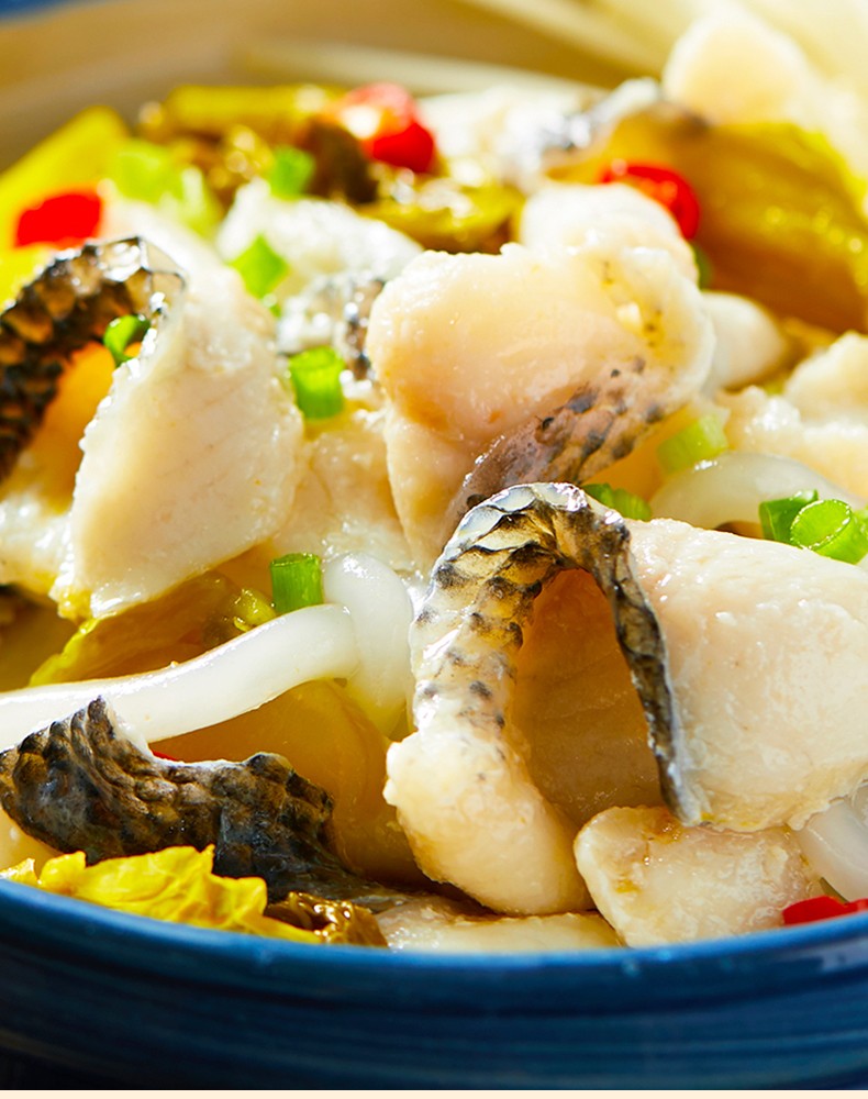 惠发好食惠金汤酸菜鱼400g年夜饭半成品菜黑鱼片方便菜海鲜水产年夜饭