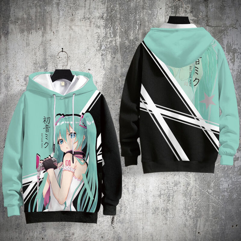 简顾jiangu简顾初音未来muki连帽卫衣男女动漫二次元周边歌姬公主殿下