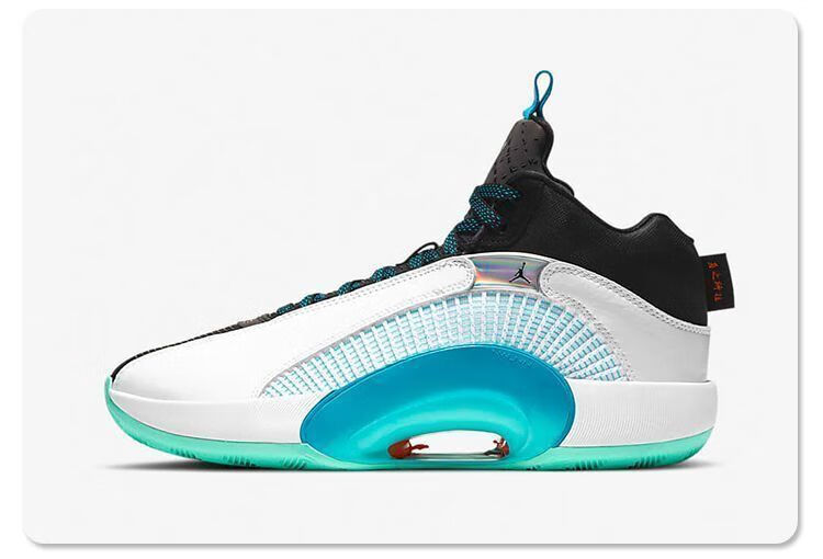 智妤纯原纯原乔aj35代低帮篮球鞋紫禁之巅黑白红实战耐磨防滑双气垫