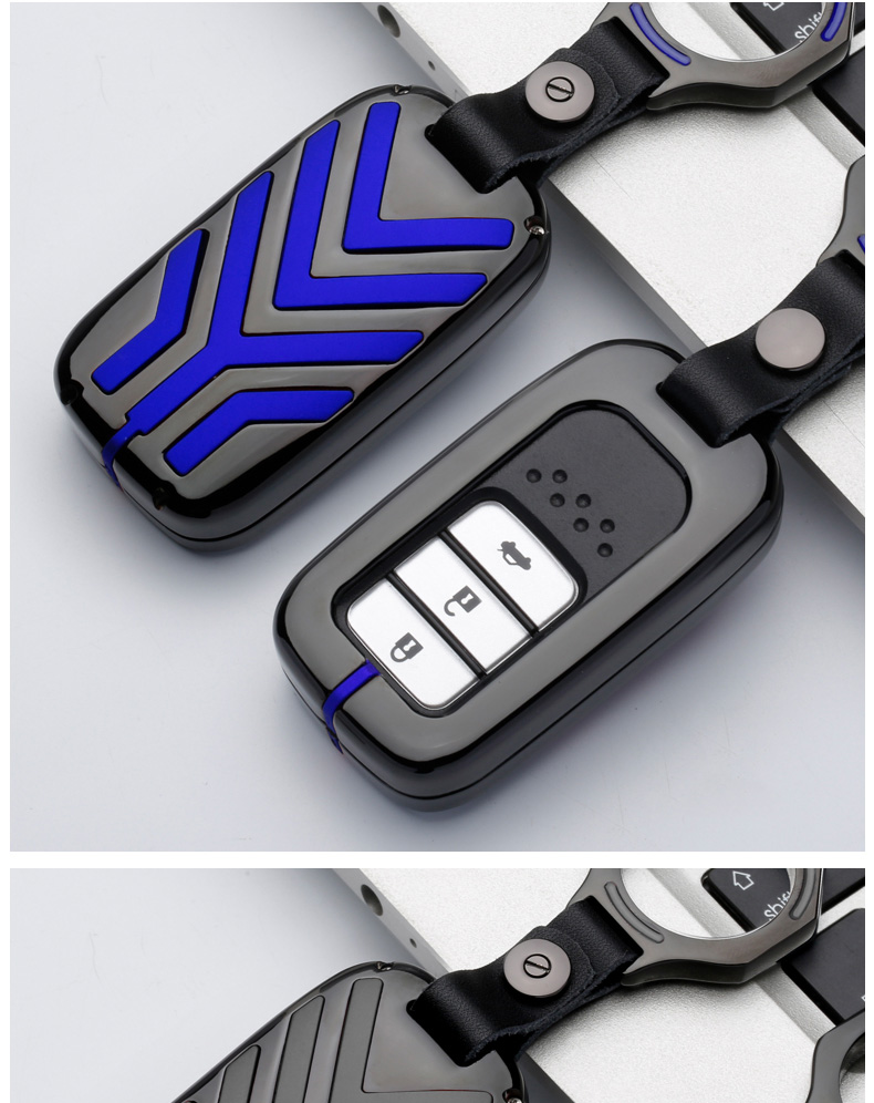 十代思域钥匙包 16款本田思域钥匙套第10代思域专用 汽车改装壳扣