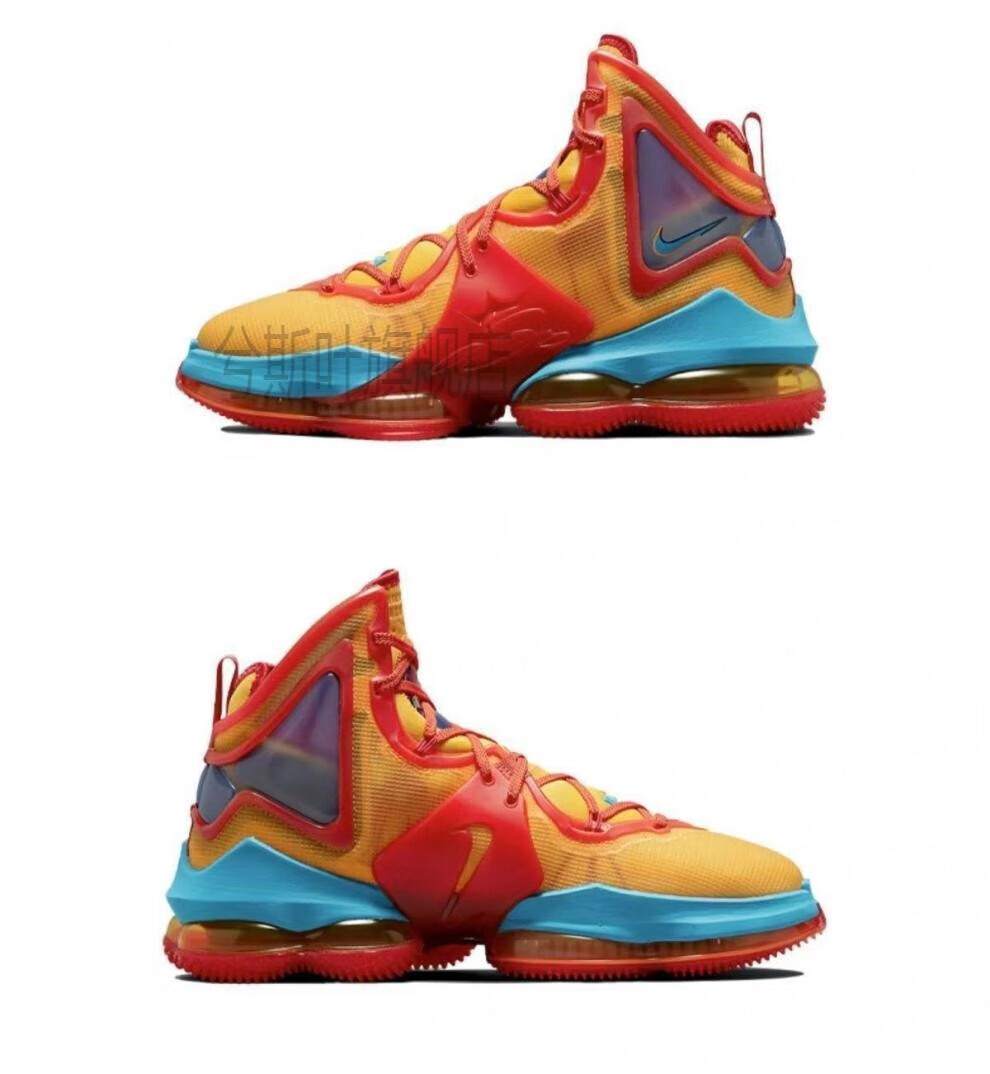 【官方旗舰店】詹姆斯19代篮球鞋lebron 19黑红大灌篮真气垫耐磨实战