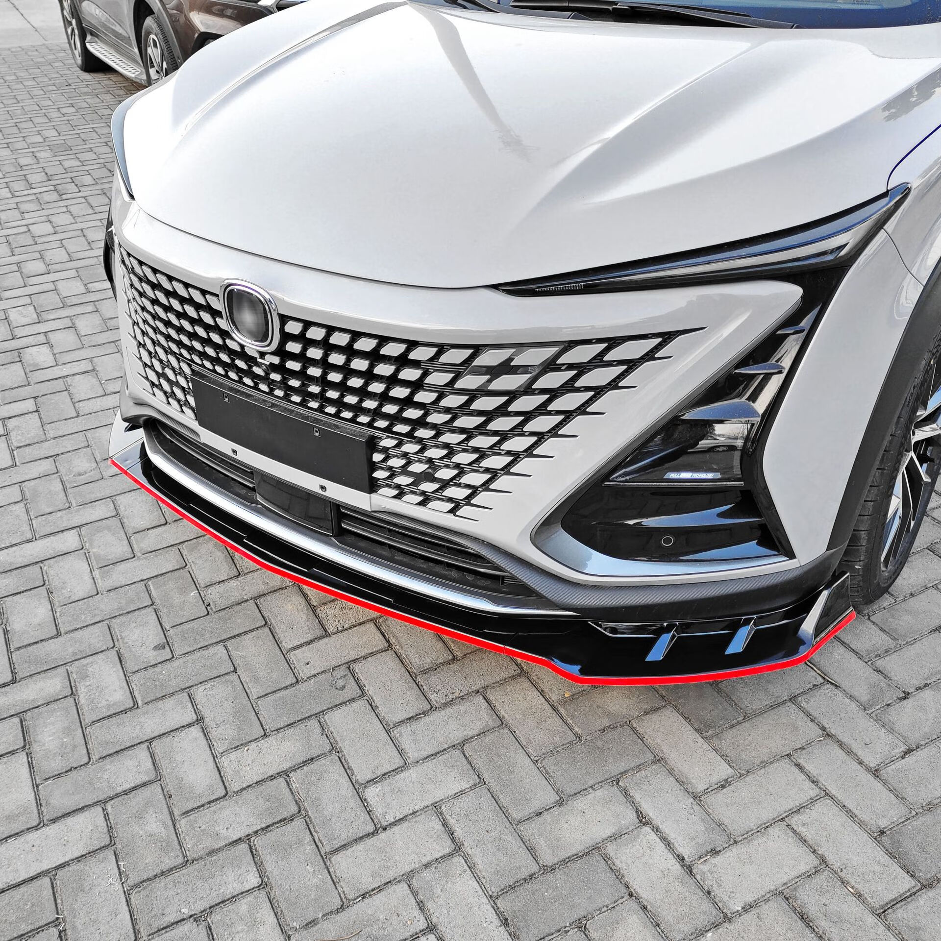 长安uni-t前铲适用于20-22款长安uni-t改装前铲獠牙款前唇小包围保险