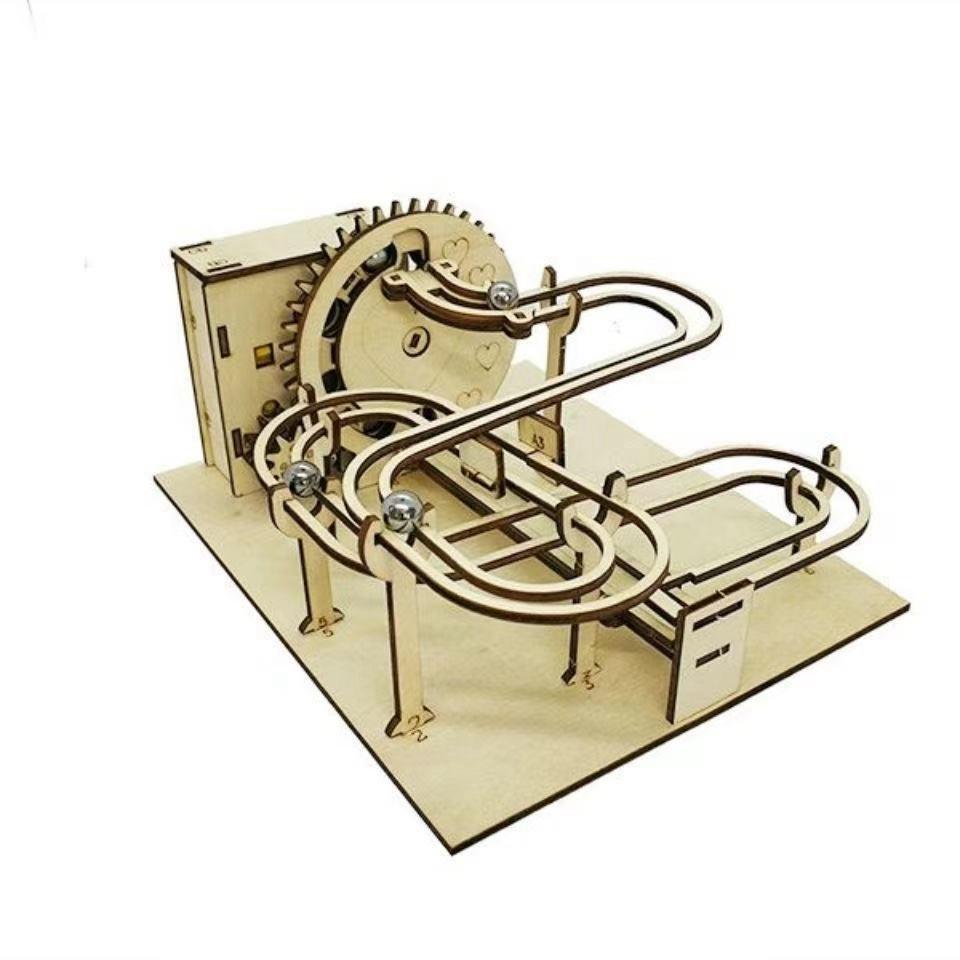 手工制作过山车小学三年级玩转2米过山车科学实验套装验轨道玩具手工