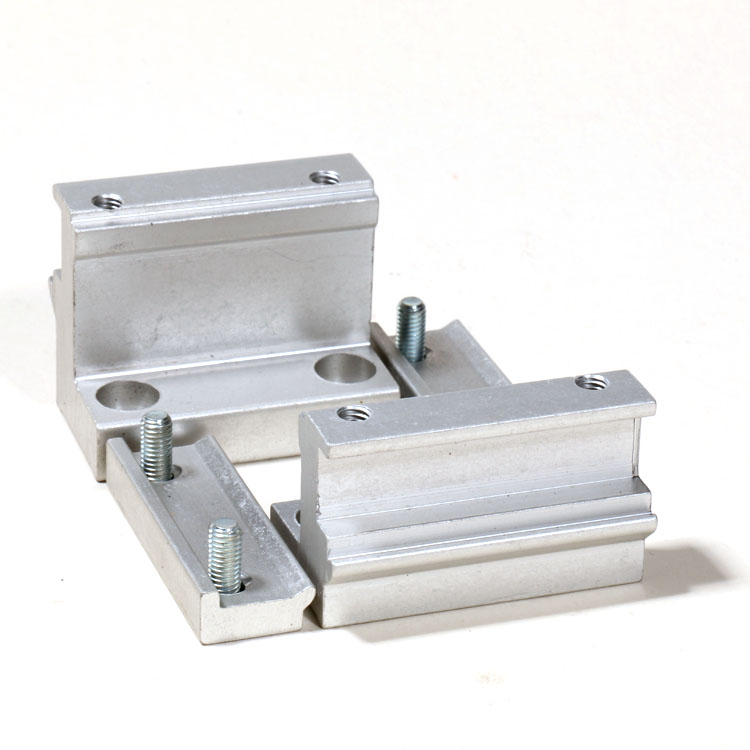 尚琛高速机械式无杆气缸带导轨安装附件气缸固定支架端盖支架中部支撑