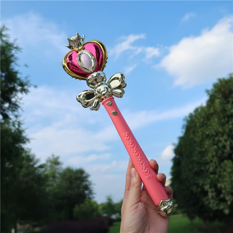 美少女战士水冰月巴啦啦小魔仙变身魔法棒拍照道具周边 小圆魔法棒