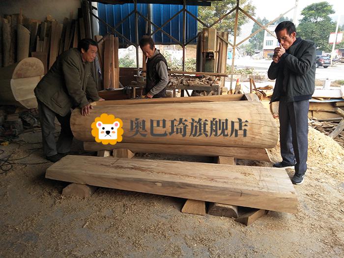 京速达杉木棺材土葬实木棺材柳州香柏木土葬大棺材中式寿材实木2米