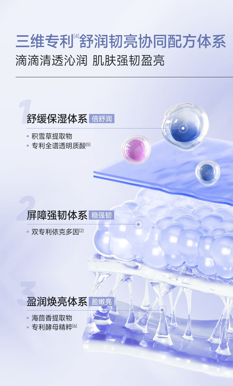 可复美焕能舒润柔肤水 肌肤爽肤水 润泽 保湿 修护 柔肤水500ml