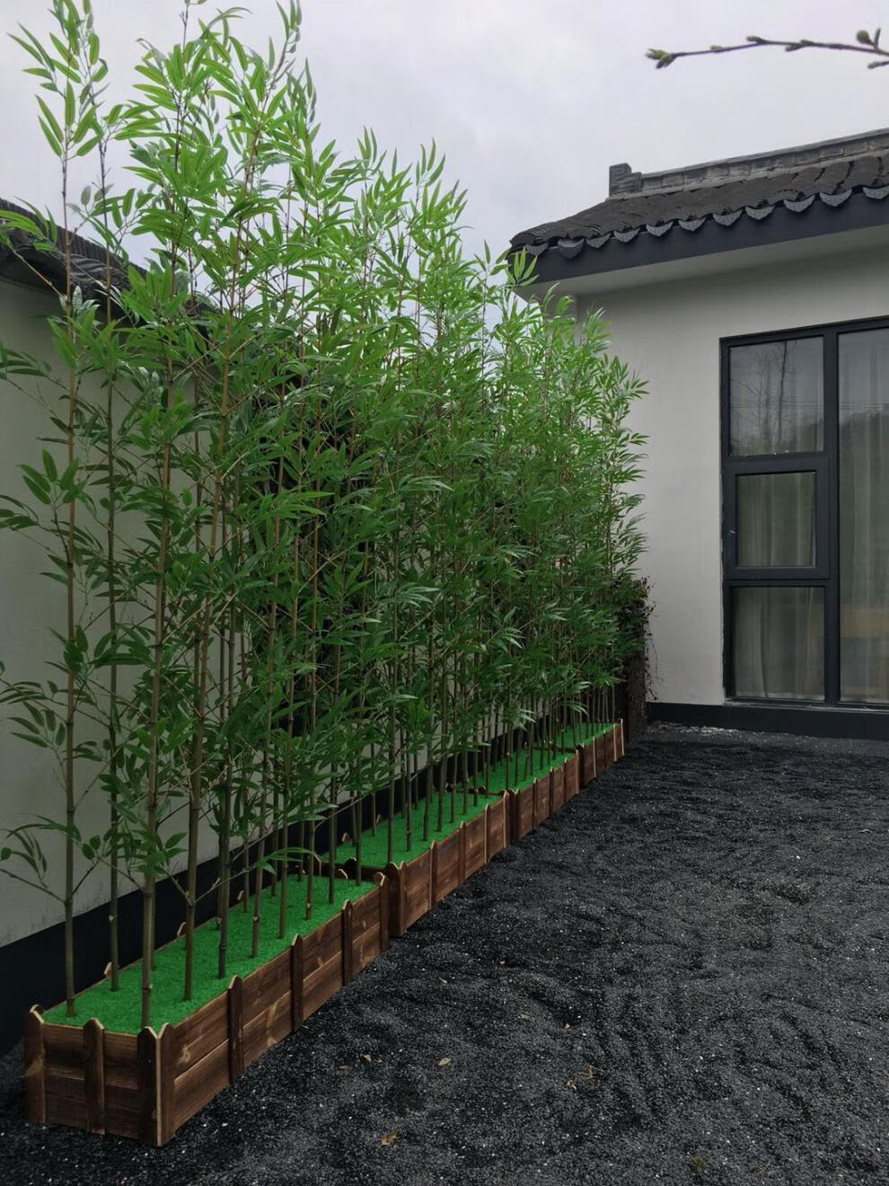 仿真竹子假竹子室内装饰隔断屏风玄关酒店橱窗盆栽竹子加密竹子402020