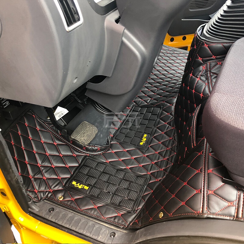 福田时代领航m6 m3驭菱vq1祥凌m2m3康铃x5康瑞h3h2货车脚垫单双排