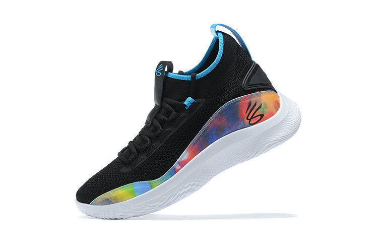 官方舰店8代篮球鞋黑白curry 8白金配色黑彩男女气垫缓震实战战靴 8蛇