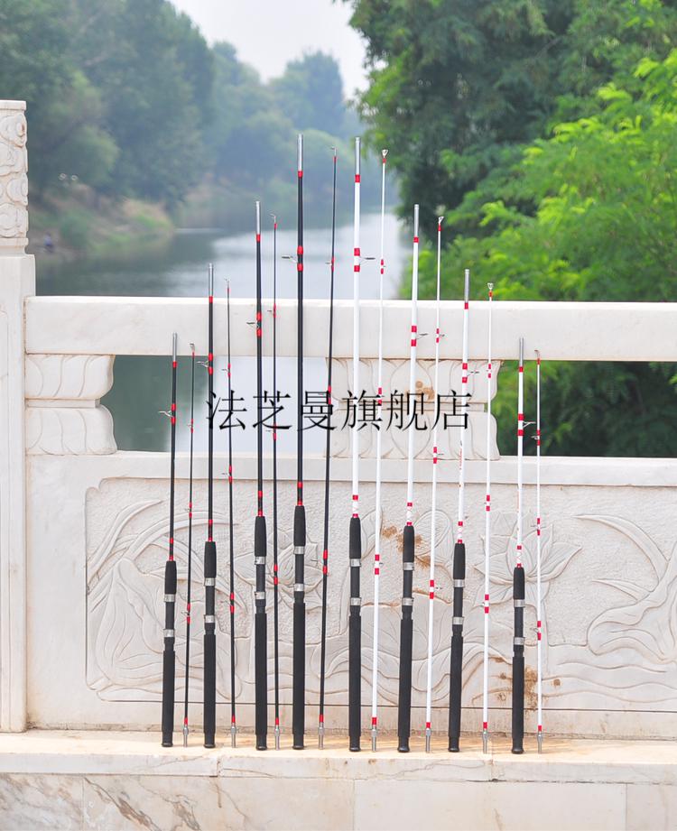 玻璃钢鱼竿 长节 库存处理实心玻璃钢路亚竿鱼竿超硬直柄抛竿渔具海竿