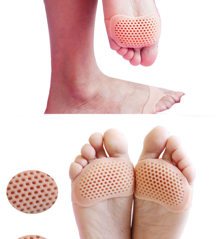 半码垫硅胶加厚透气防痛防滑脚护脚高跟鞋前脚掌垫前脚掌鞋垫男女白色
