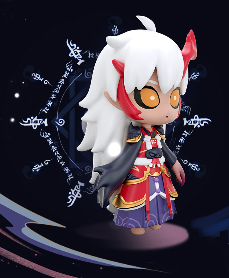 2022新款阴阳师现世奇趣plus系列茨木酒吞童子人物模型300大尺寸公仔