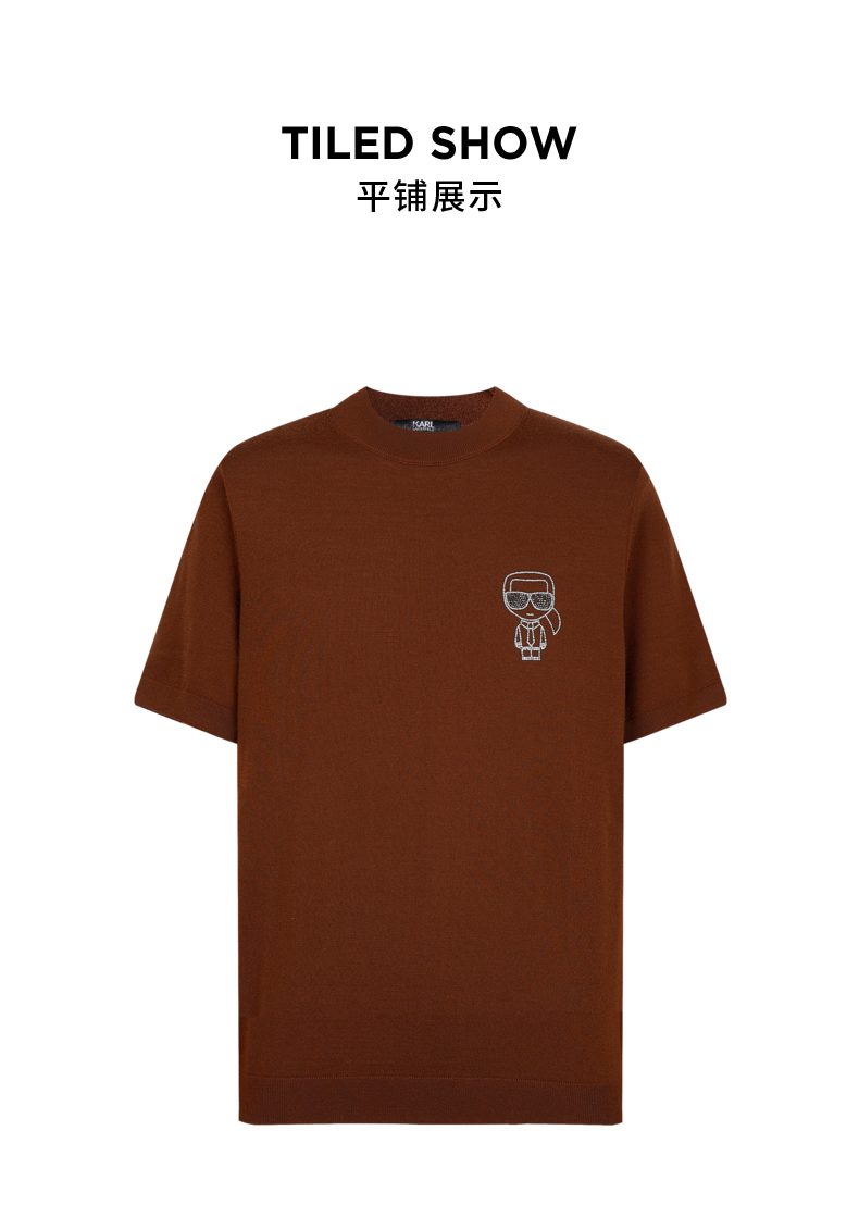 karl lagerfeld卡尔老佛爷20年秋新款ikonik卡通涂层男士t恤206n1708