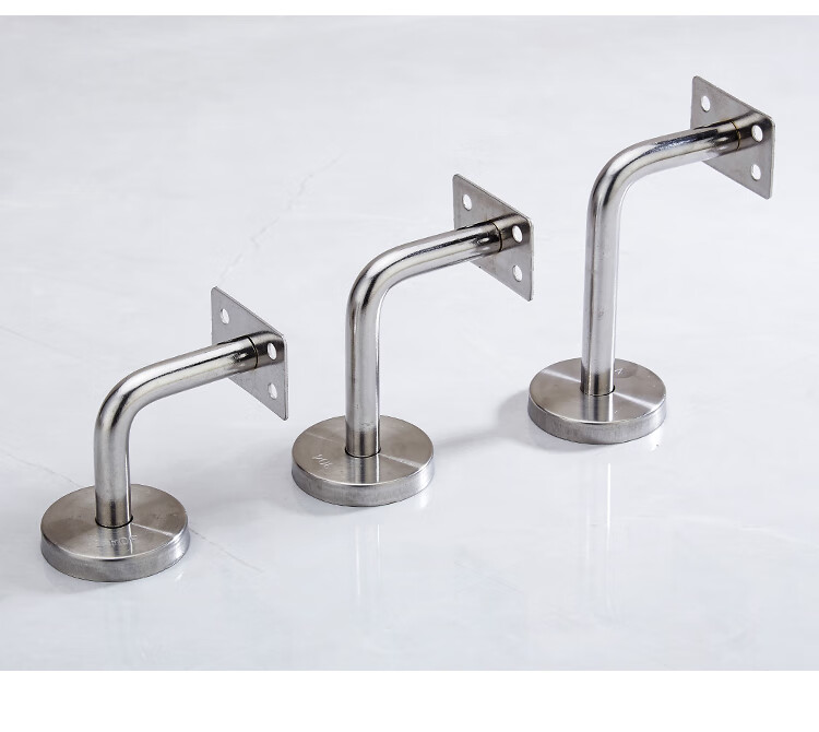 304不锈钢实心墙托楼梯扶手连接件护栏支撑架栏杆托架配件 304平片(60