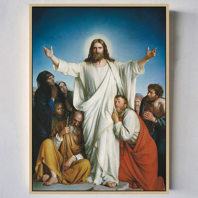 主耶稣的画像图片
