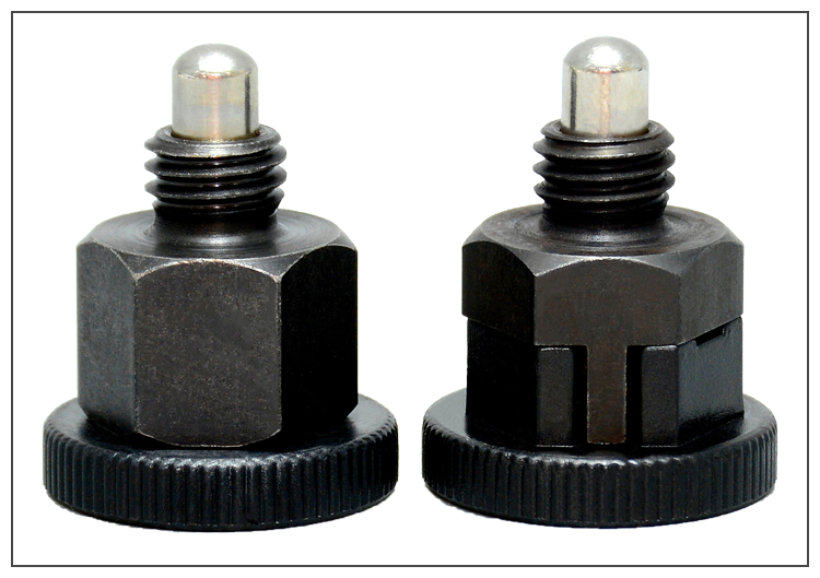 xmxts 不锈钢旋钮柱塞迷你分度销子碳钢自锁定位弹簧销短螺纹插销