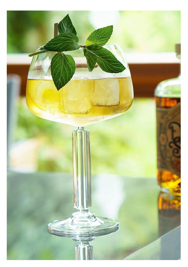 酒无铅玻璃罗马柱特色酒吧异形宽口香槟餐厅杯 590ml金汤力杯【图片