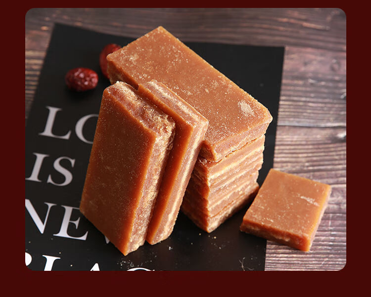 广西正宗甘蔗红片糖古法熬制红糖月子暖宫大姨妈 红片糖2斤【图片