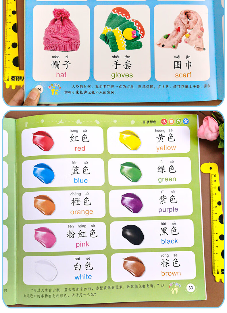 看图认物幼儿早教大全认水果蔬菜形状颜色数字英文字母学前儿童宝宝识