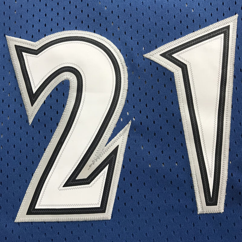 【2021新品】森林狼球衣21号狼王加内特球衣凯尔特人队5号kg刺绣背心