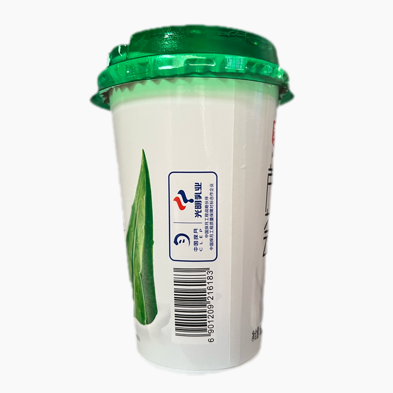 光明酸奶芦荟风味酸牛奶160g8杯特惠装芦荟果粒儿童酸奶芦荟8杯