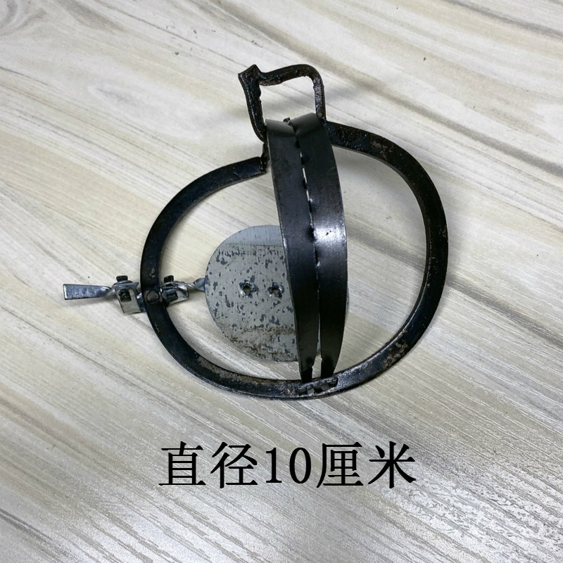 家用野外强力圆形老鼠夹弹簧强力压缩大弹黄地夹 一节弹簧套(一个也